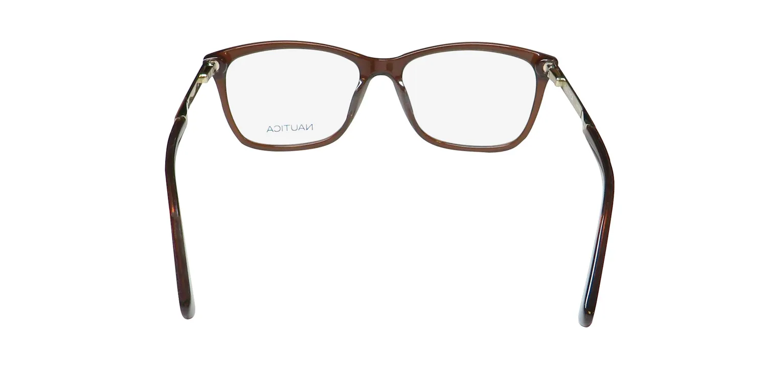 Nautica Nlo5008 200 Eyeglasses Brown 53mm 5