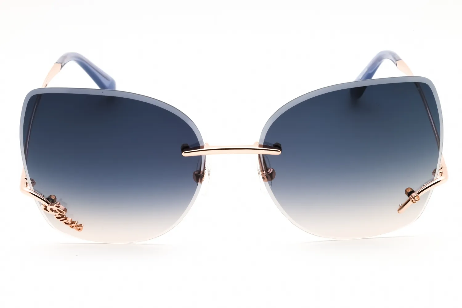 Guess GU00269 28B Sunglasses Shiny Rose Gold 60mm Women 2