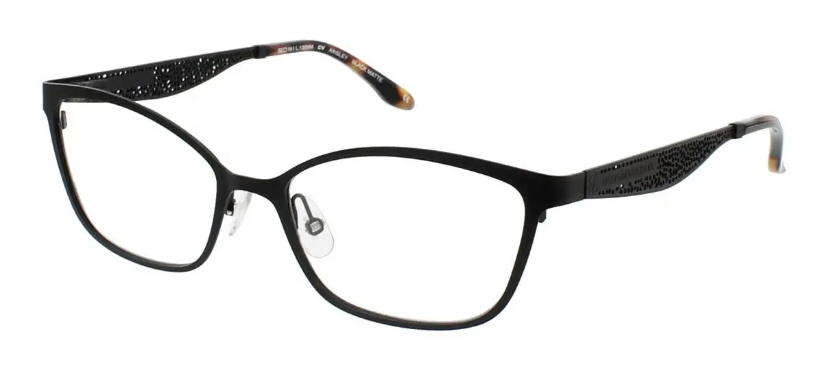 BCBGMAXAZRIA Ainsley Black Matte 54mm Women