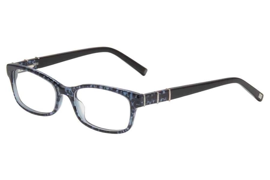Jones New York J243 Eyeglasses Blue Leopard 49mm Women