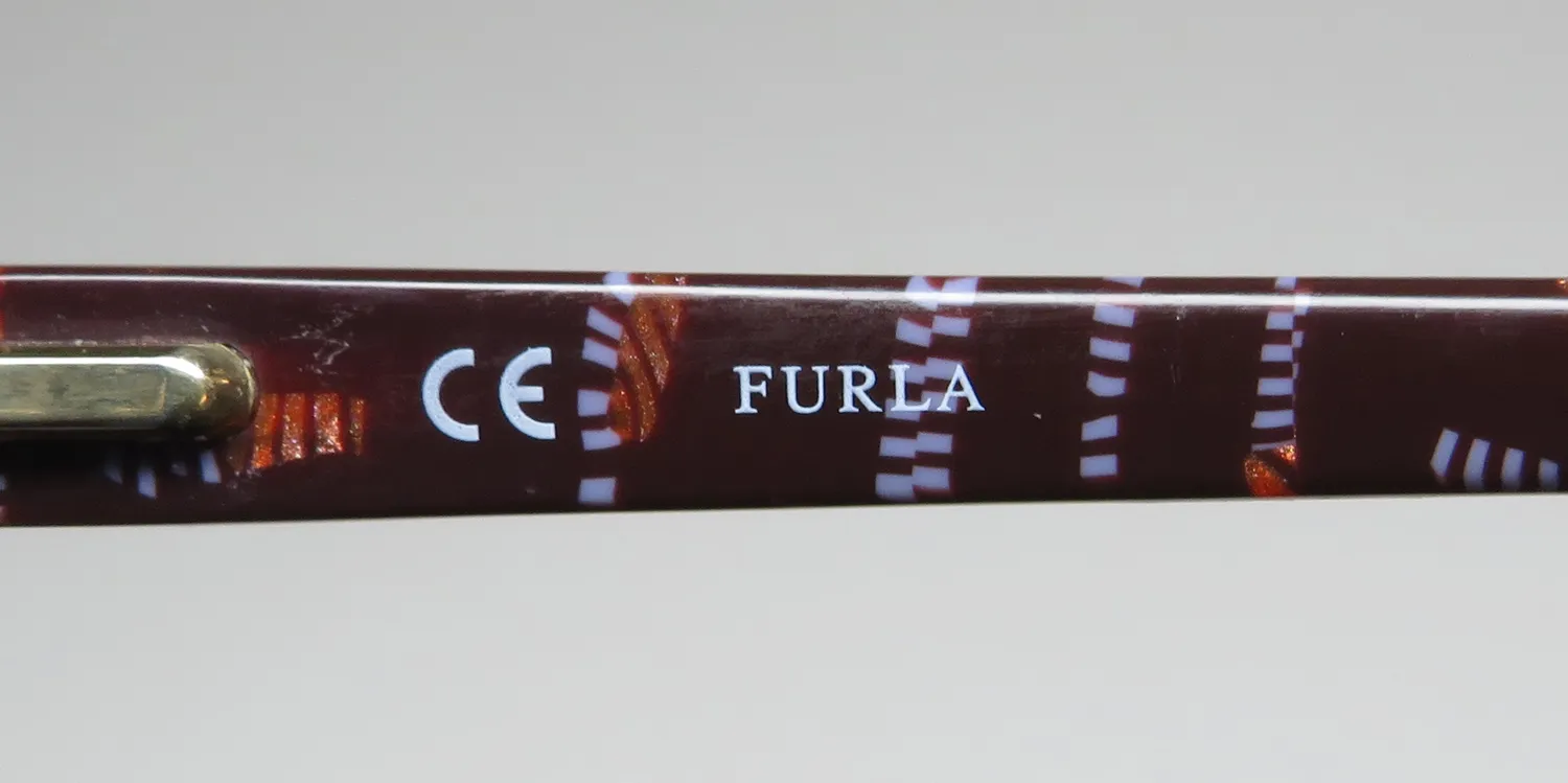 Furla Vfu078 0k99 Eyeglasses Red Gold 54mm 7