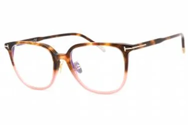 Tom Ford FT5778-D-B 055 Eyeglasses Shiny Medium Havana To Milky Pink 53mm