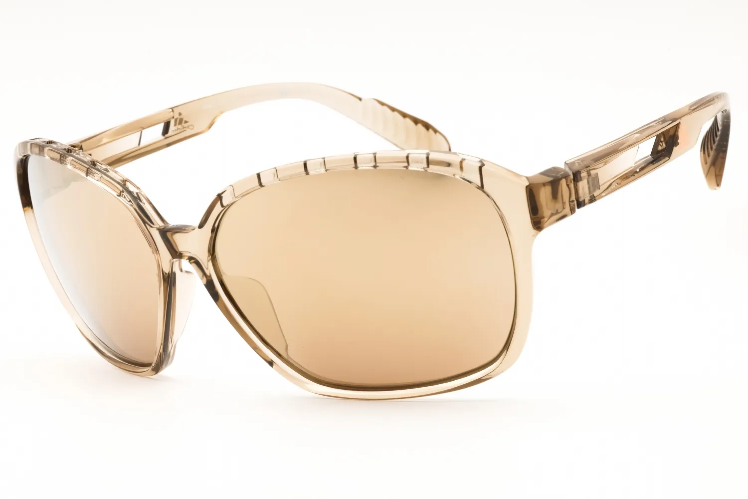 Adidas SP0013 45G Sunglasses Shiny Light Brown 62mm Women