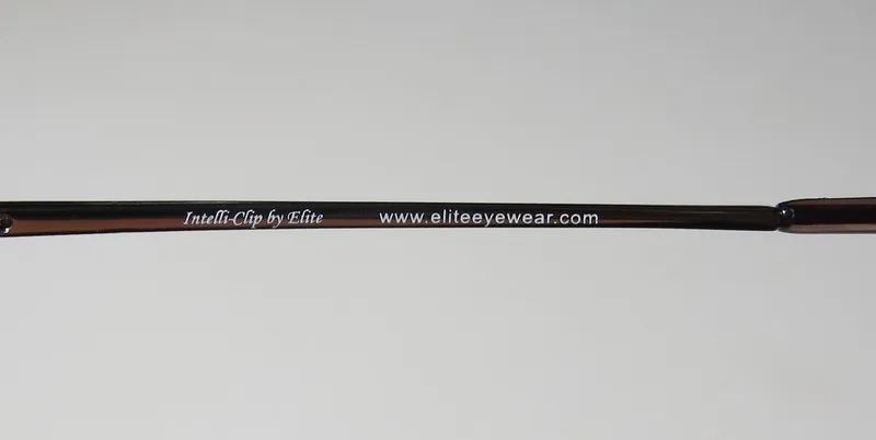 Elite Eyewear Intelli Clip 730 grey graph Eyeglasses Silver 49mm Unisex 8