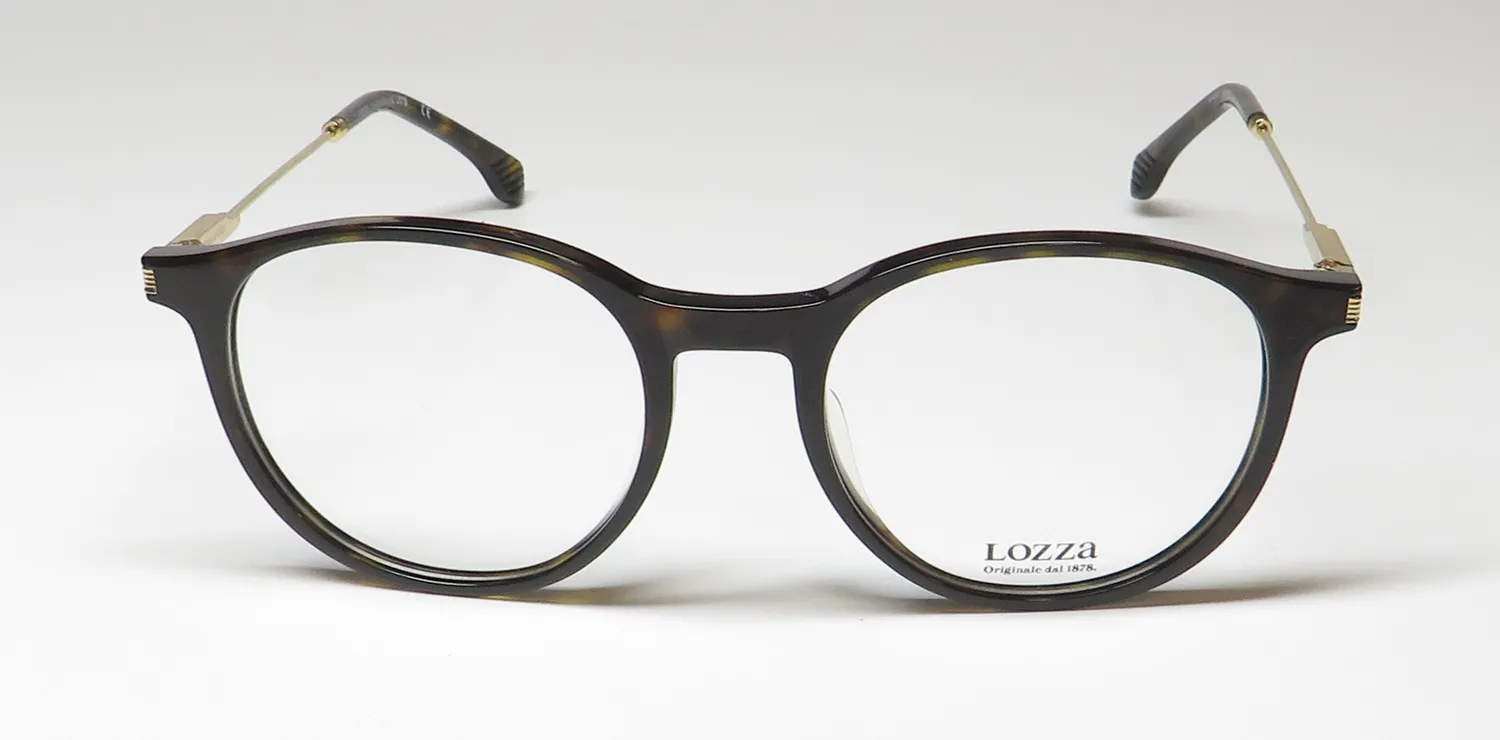 Lozza Vl4220 0722 Eyeglasses Dark Tortoise 50mm 3