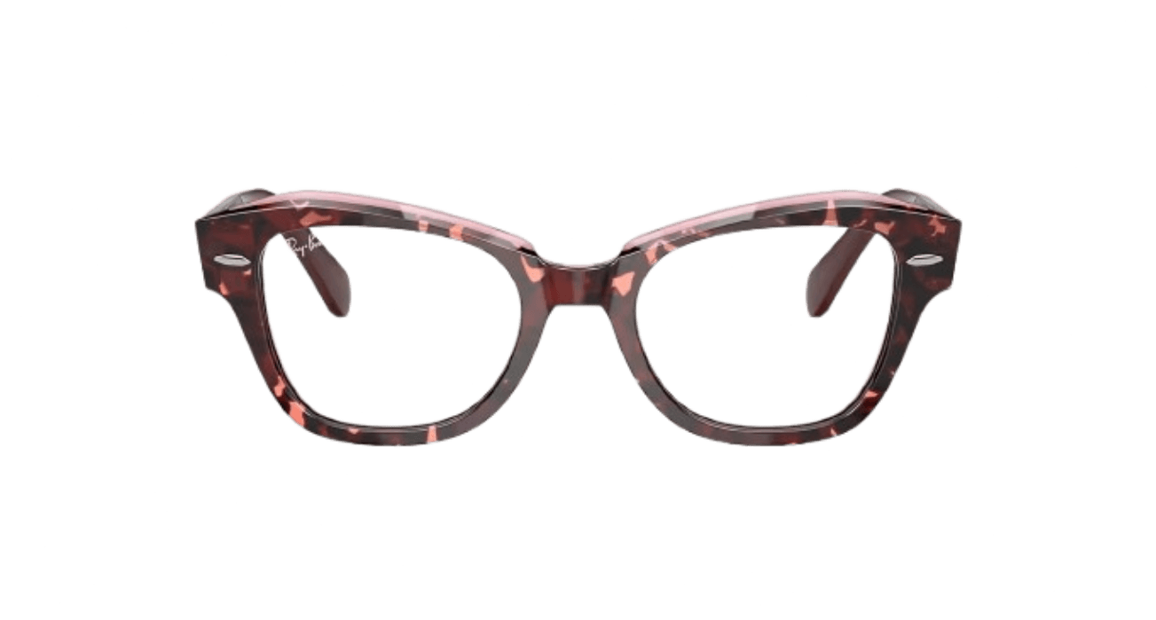 Ray-Ban RB5486 STATE STREET 8097 RX5486 Eyeglasses Red 48mm Unisex 2