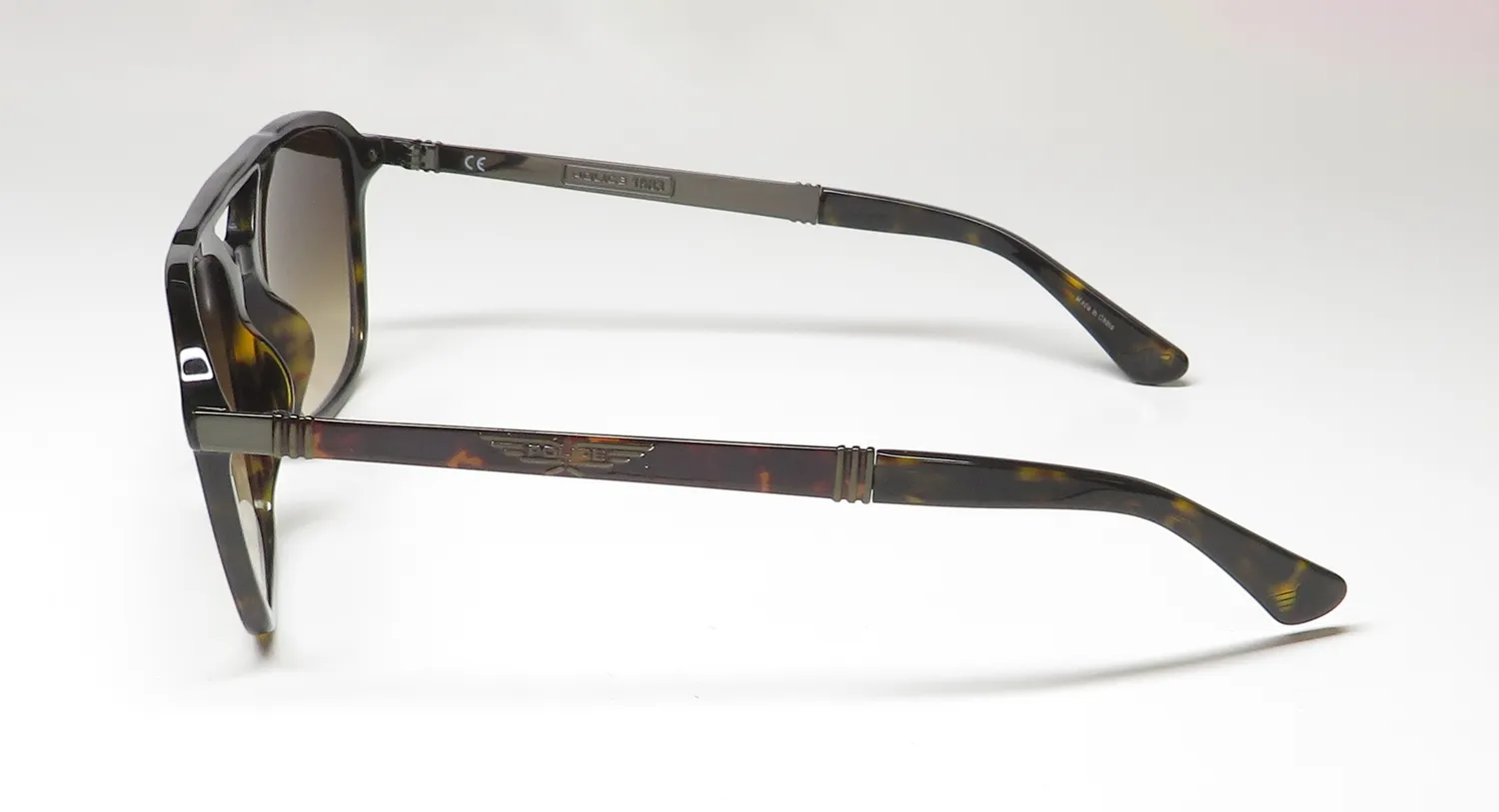 Police Spla53 0722 Sunglasses Brown 55mm 4