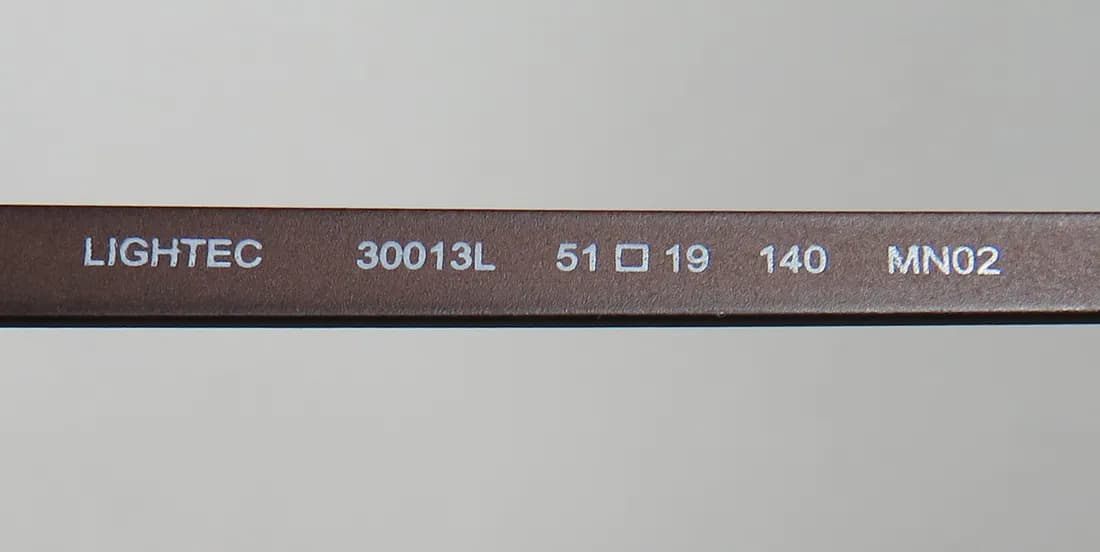 Morel Lightec 30013l mn02 Eyeglasses Brown 51mm 7