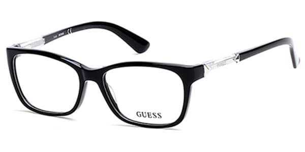 Guess GU2561 001 Eyeglasses Black 53mm Women