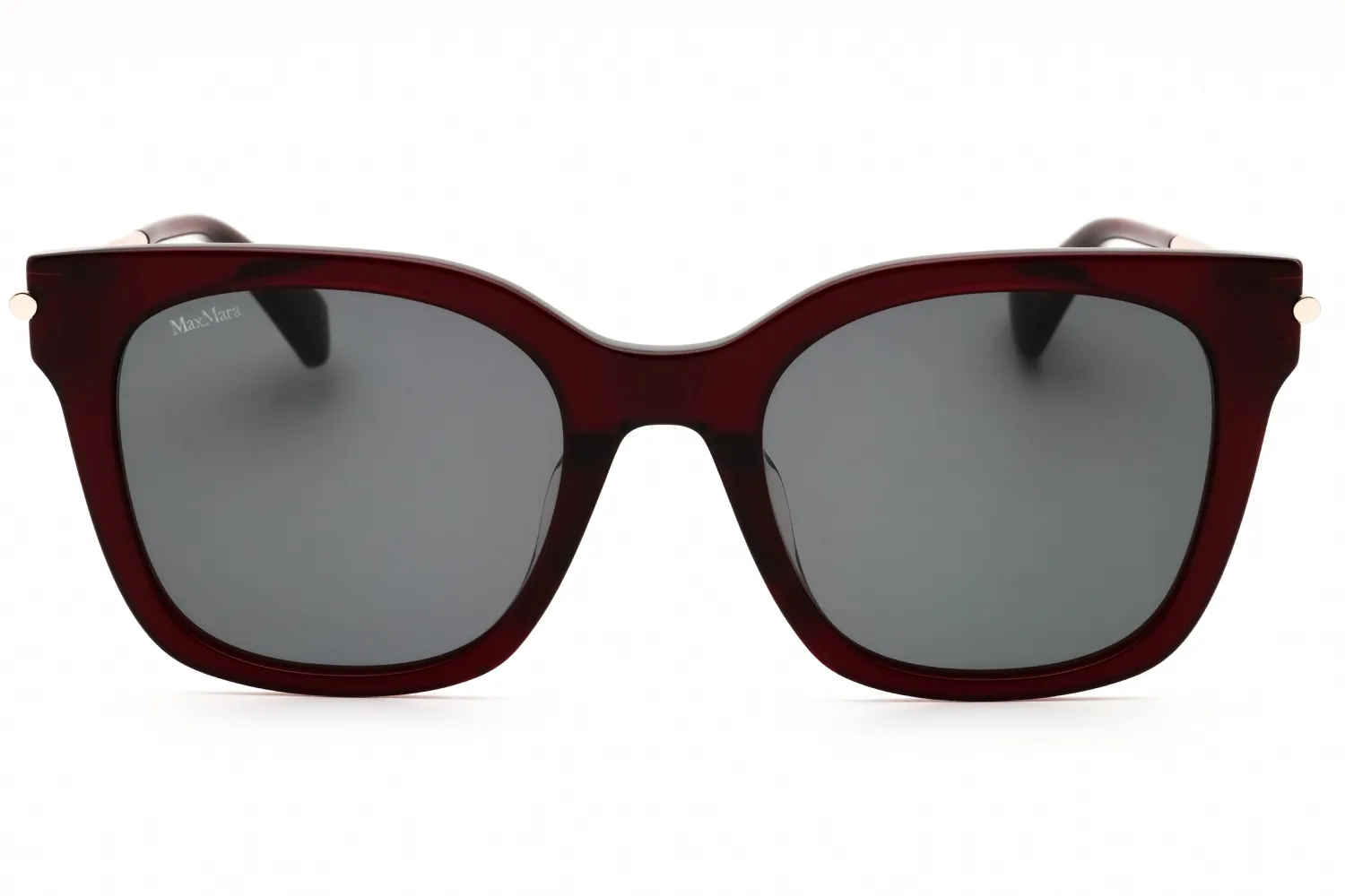 Max Mara MM0115-K 69A Sunglasses Shiny Bordeaux 53mm Women 2