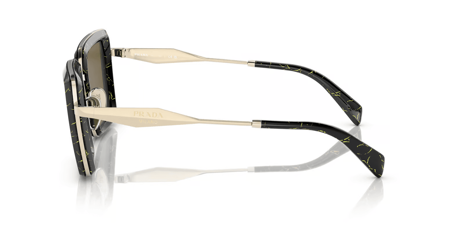Prada SPR55Z 19D-01T PR 55ZS Sunglasses Multicolor 140mm Women 2