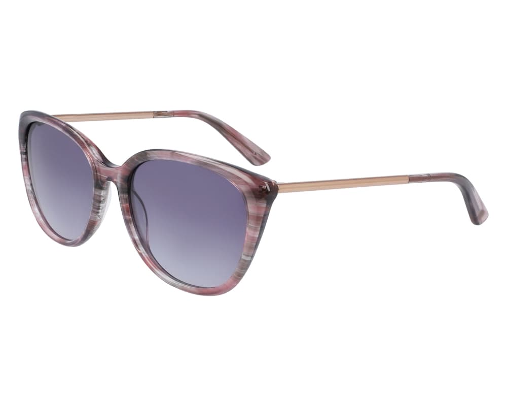 Anne Klein AK7069 505 Sunglasses Plum Horn 55mm Women