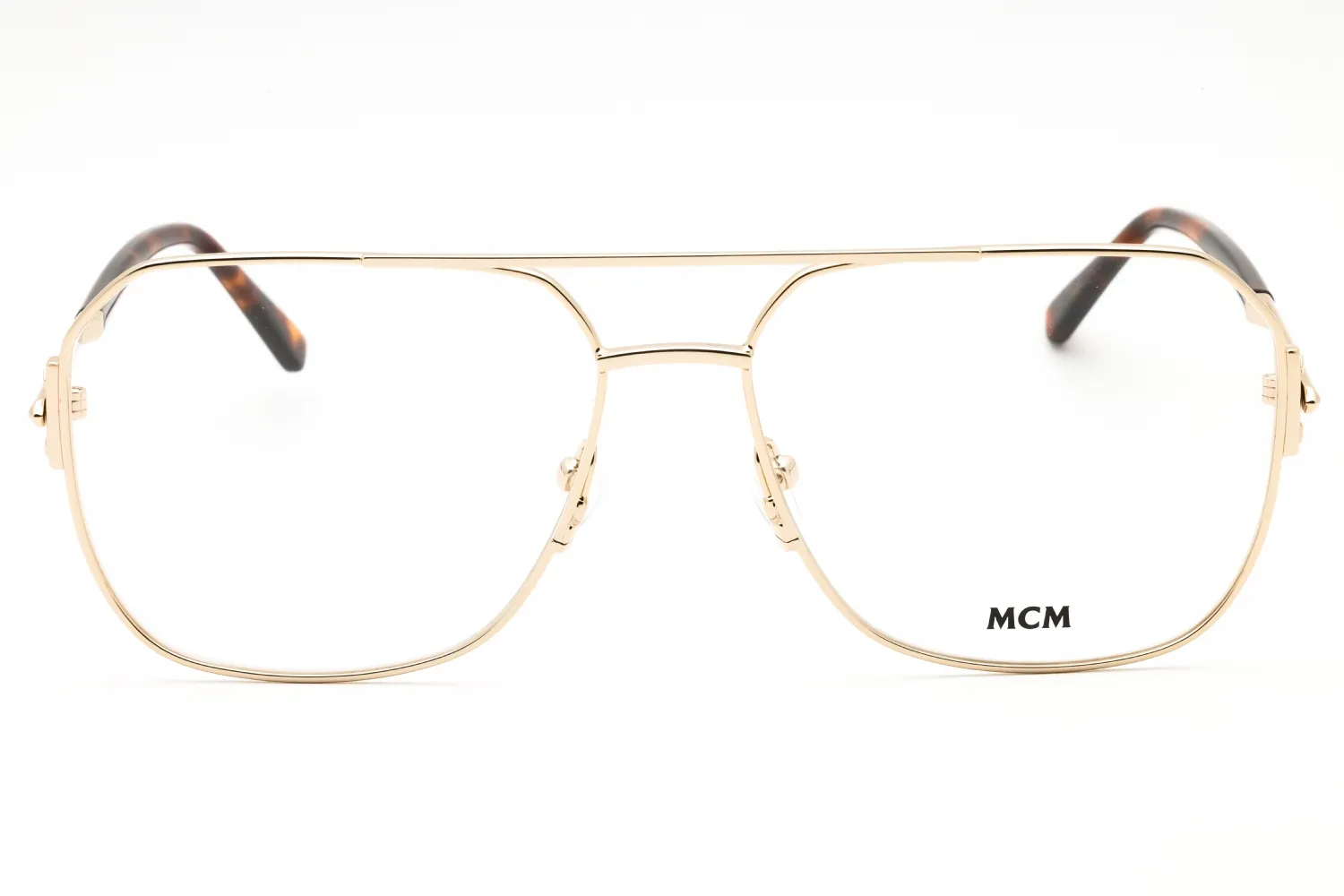 MCM MW5007 032 Eyeglasses Shiny Pale Gold 57mm Men 2