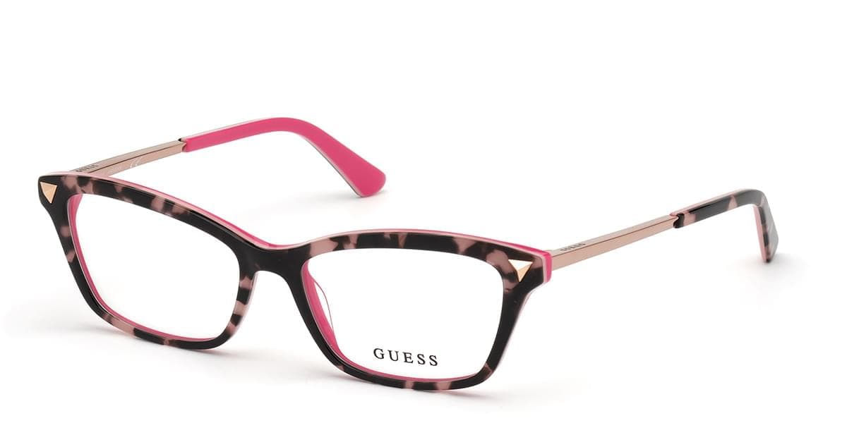 Guess GU2797 074 Eyeglasses Pink Tortoise 52mm Women