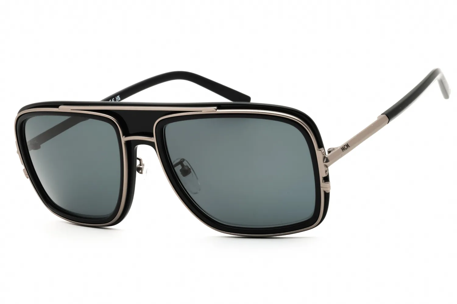 MCM MW0017-H 01A Sunglasses Shiny Black 57mm Unisex