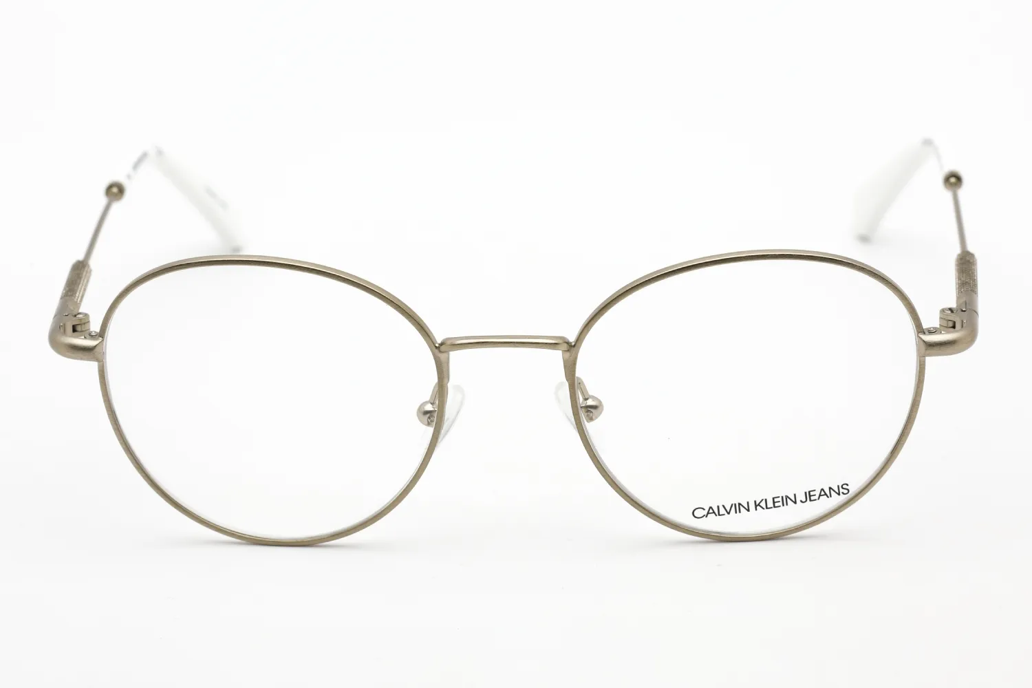 Calvin Klein Jeans CKJ157AF 702 Eyeglasses Brushed Gold 50mm Unisex 2
