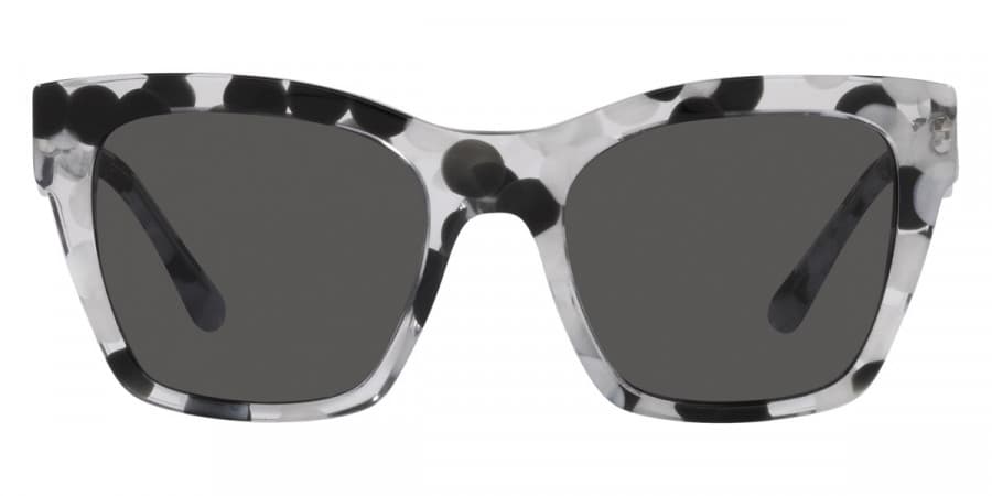Dolce & Gabbana DG4384 336187 Sunglasses Black White Bubble 53mm Women 2