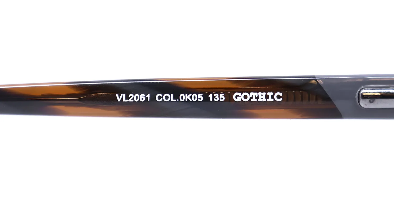 Lozza Vl2061 Gothic 0k05 Eyeglasses Brown 54mm 8