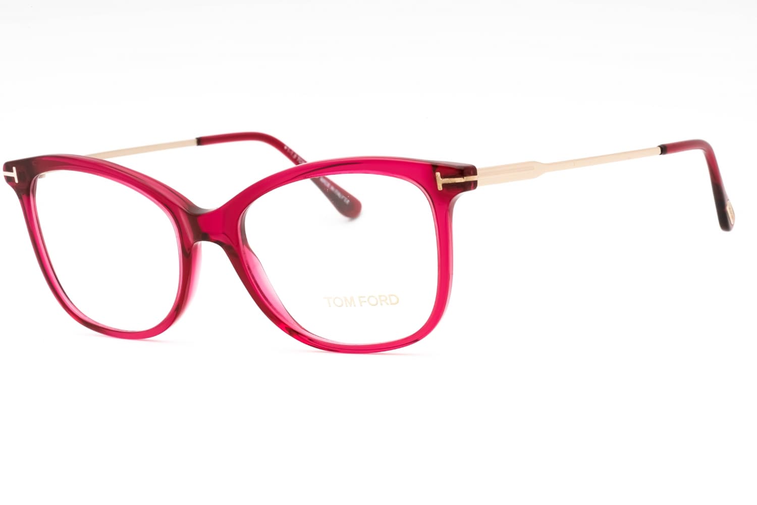Tom Ford FT5510 081 Eyeglasses Transparent Violet 52mm Women