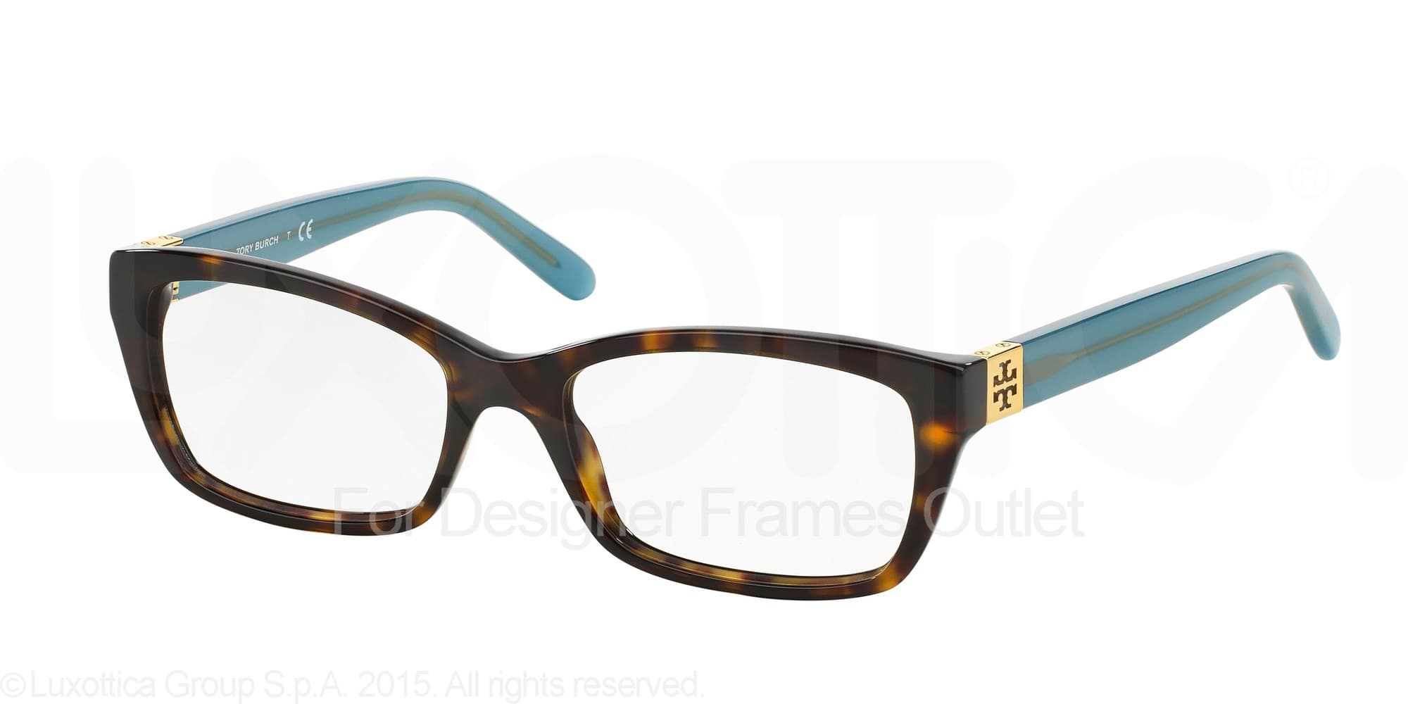 Tory Burch TY 2049 1359 TY2049 Eyeglasses Multicolor 53mm Women