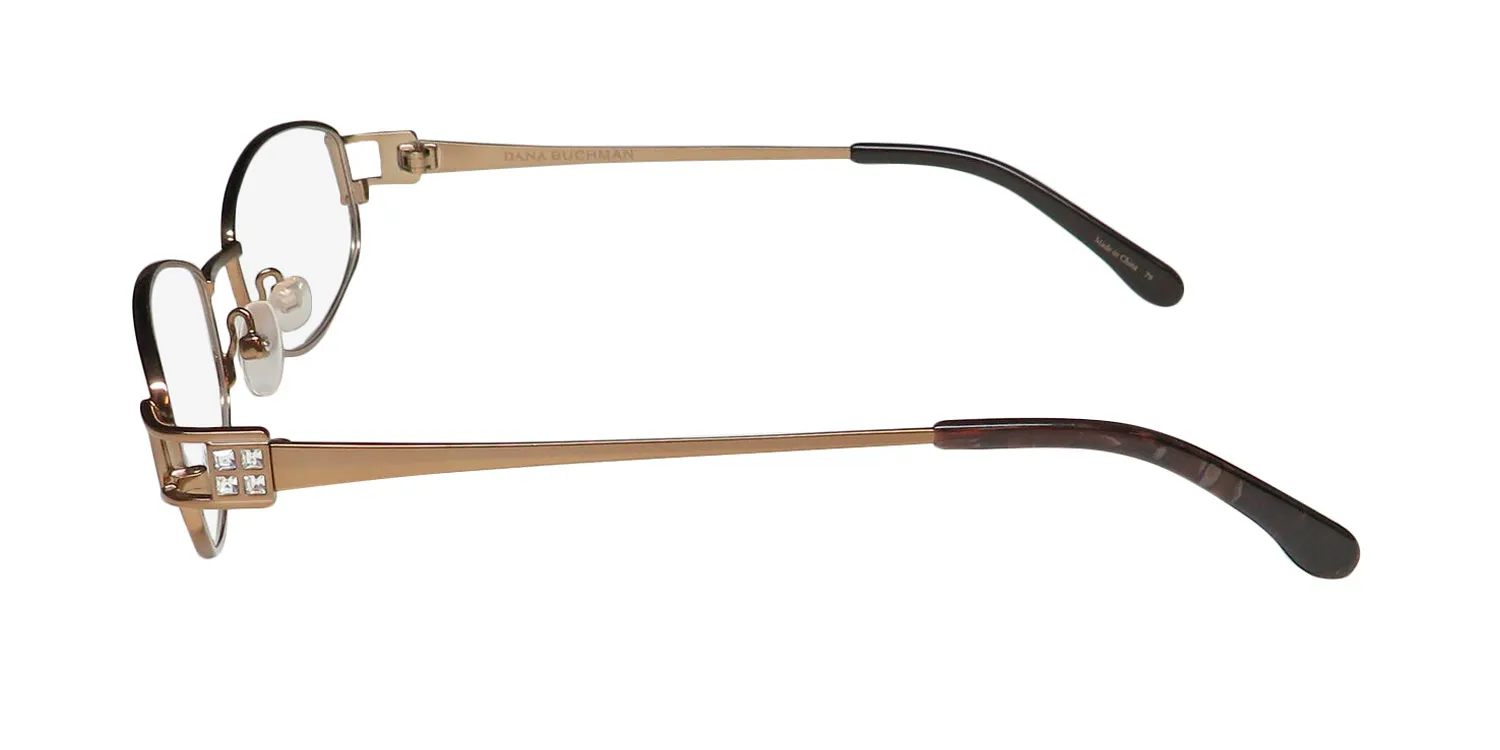 Dana Buchman Estelle br Eyeglasses Brown 52mm 4