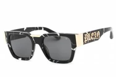 Philipp Plein SPP095M 0Z21 Sunglasses Patterned Black