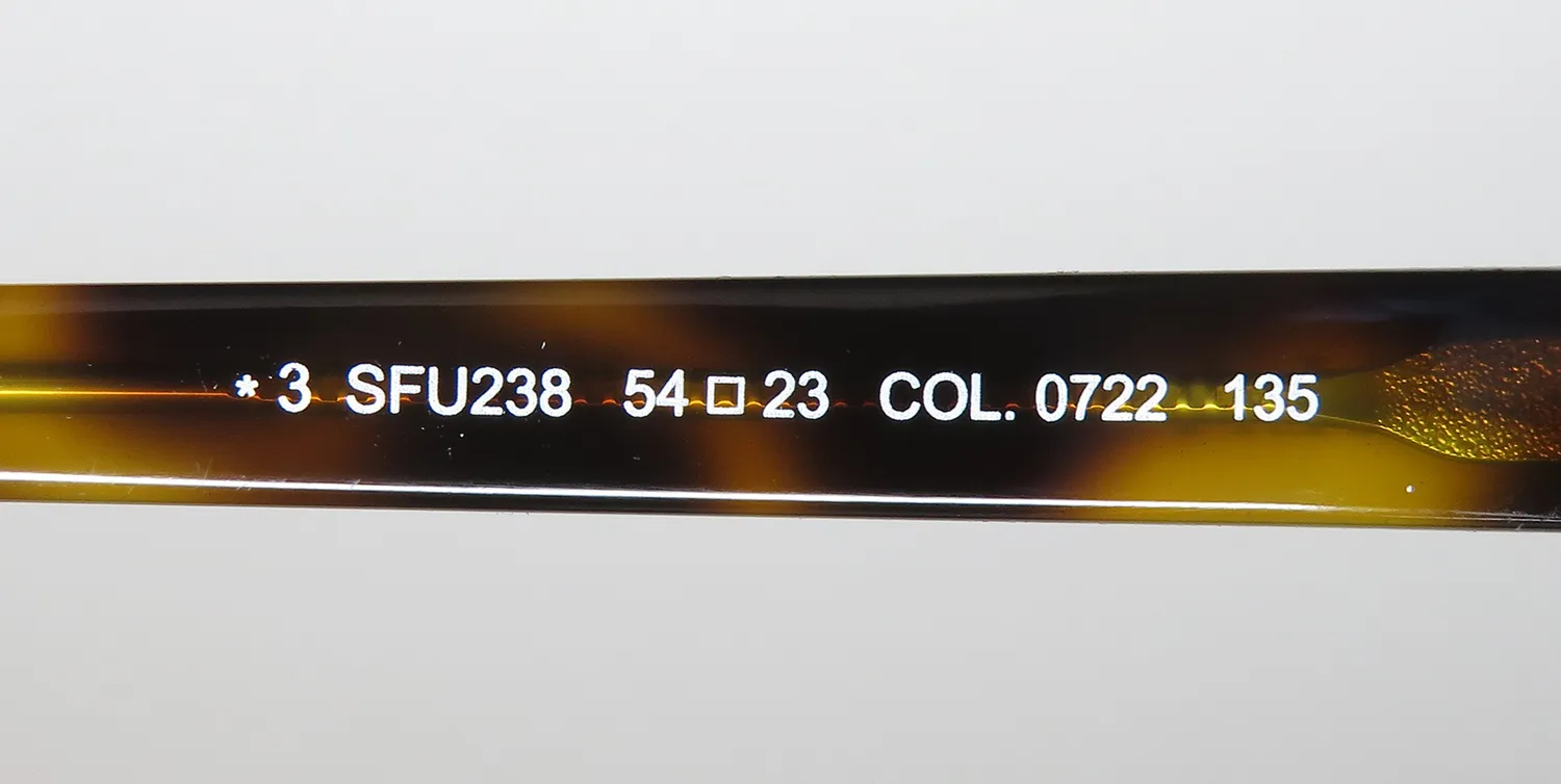 Furla Sfu238 0722 Sunglasses Shiny Dark Havana 54mm 8