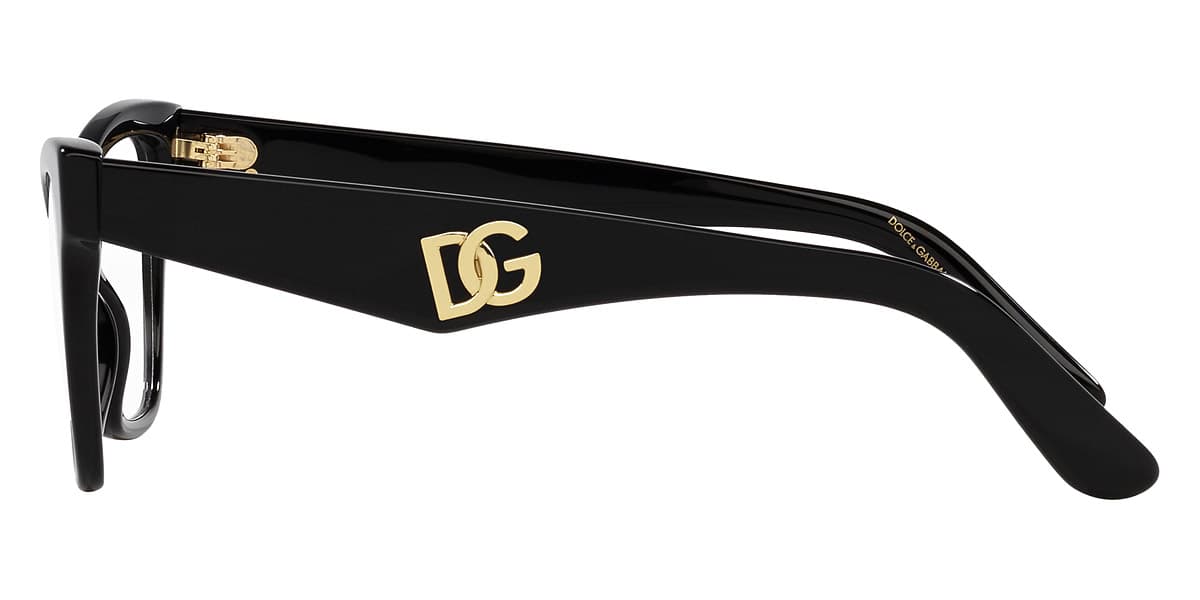 Dolce & Gabbana DG3369 501 Eyeglasses Black 52mm Women 3