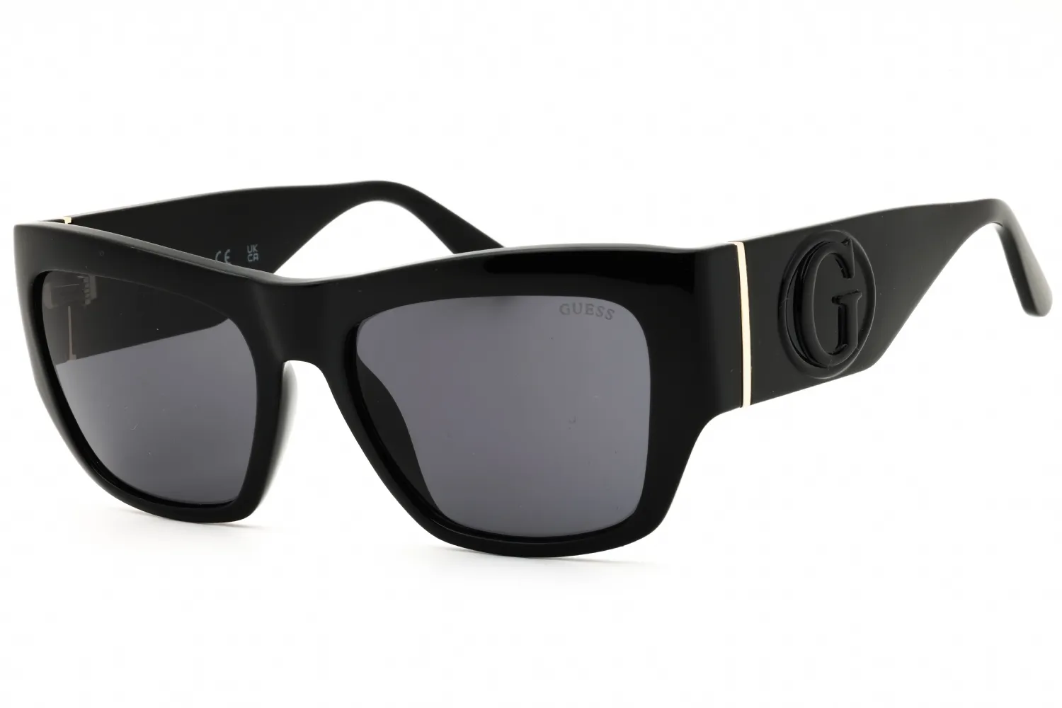 Guess GU00252 01A Sunglasses Shiny Black 54mm Women