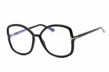 Tom Ford FT5845-B 001 Eyeglasses Shiny Black 56mm