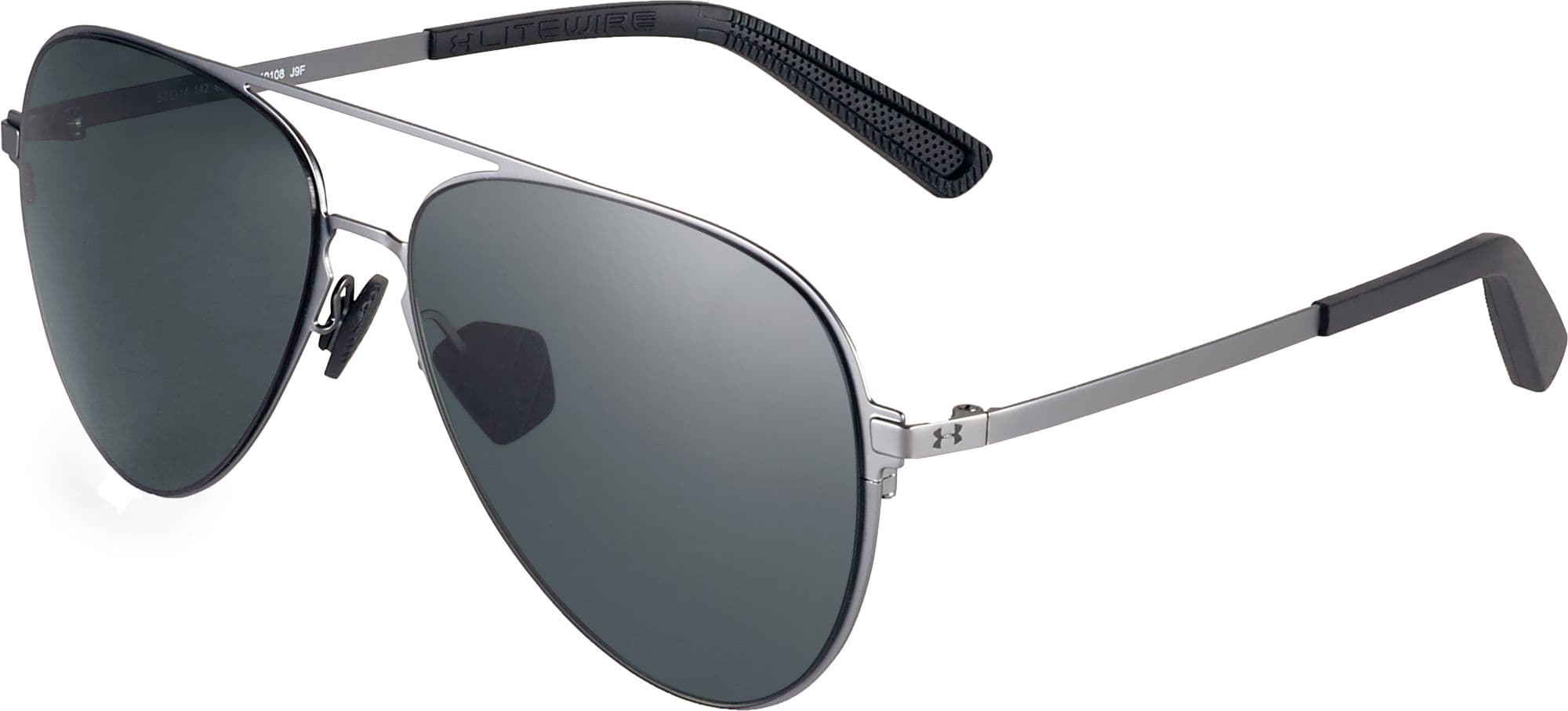UNDER ARMOUR 8600136 010100 Sunglasses Satin Black 57mm Unisex