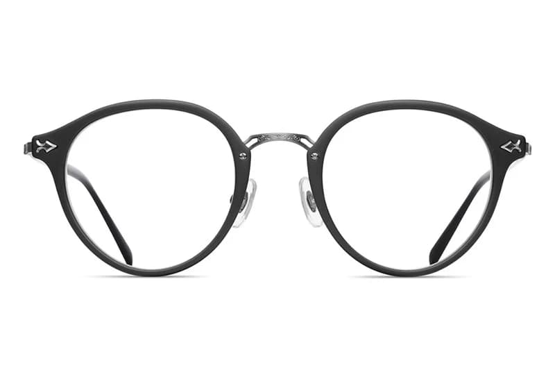 Matsuda M2029 MBK-MAS Eyeglasses Matte Black/matte Antique Silver 47mm Unisex