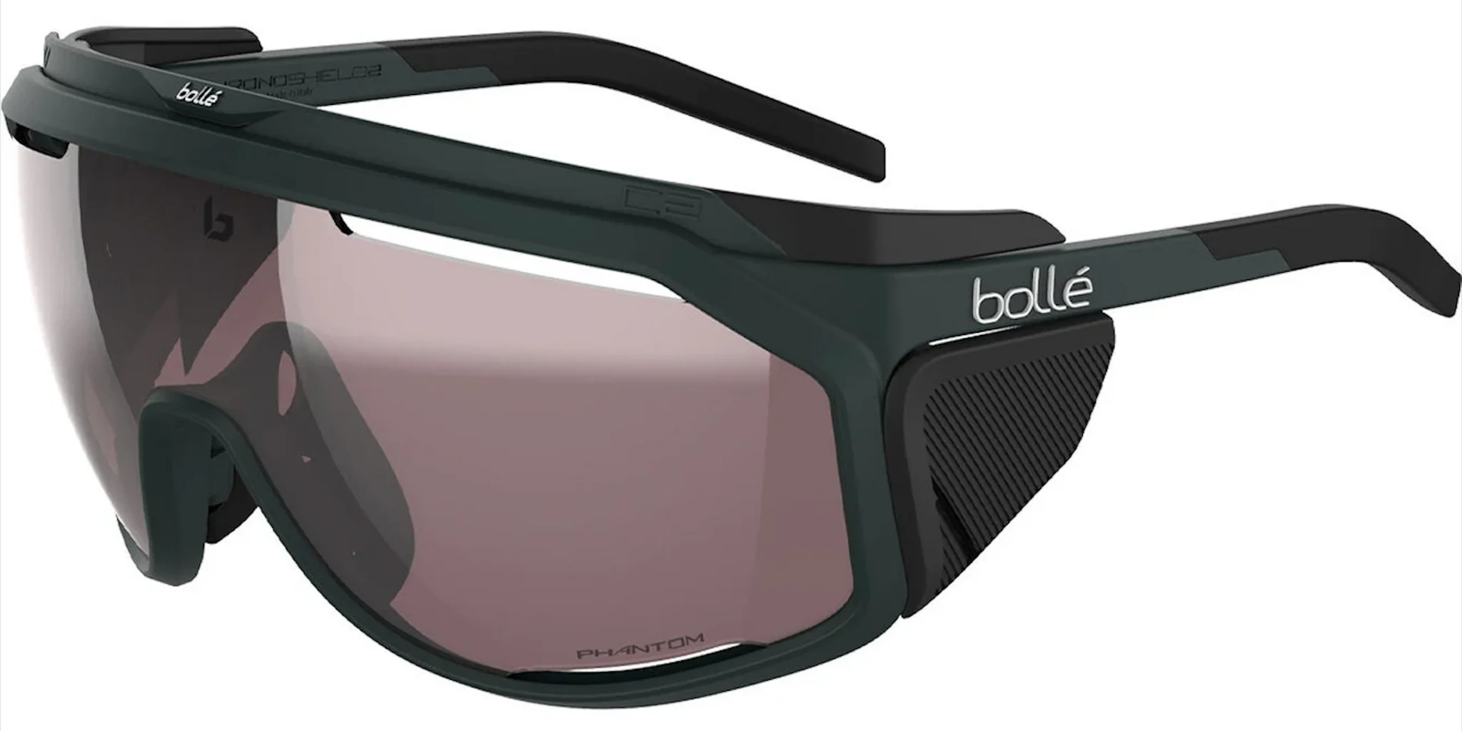Bolle CHRONOSHIELD MT BS018008 Sunglasses Forest Black Matt 143mm Unisex