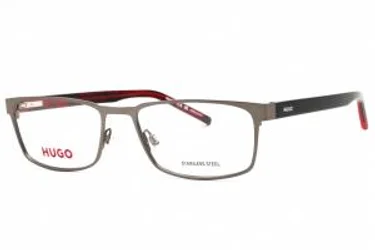 Hugo HG1075 0R80 00 Eyeglasses Semi Matte Dark Ruthenium 56mm