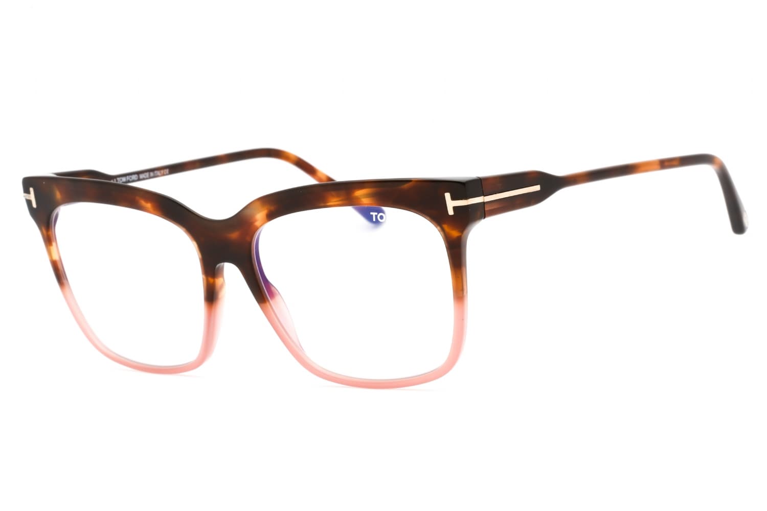 Tom Ford FT5768B 055 Eyeglasses Coloured Havana 54mm Women