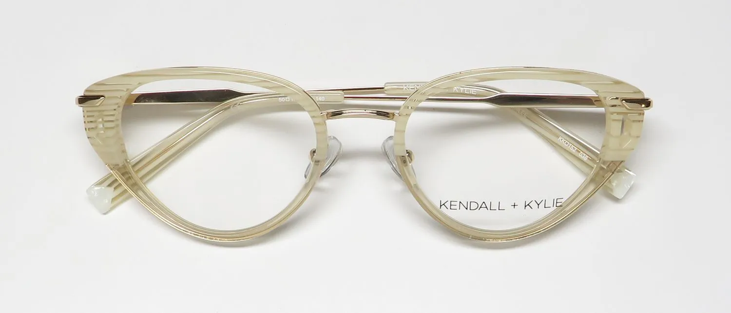 Kendall + Kylie Kko152 Emilee 038 Eyeglasses Cream 50mm 2
