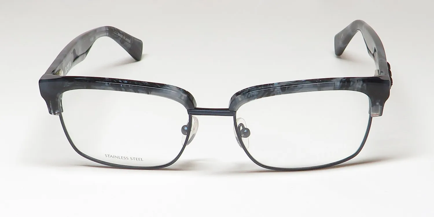 John Varvatos Vjv186 blue / navy Eyeglasses Textured Blue 54mm 3