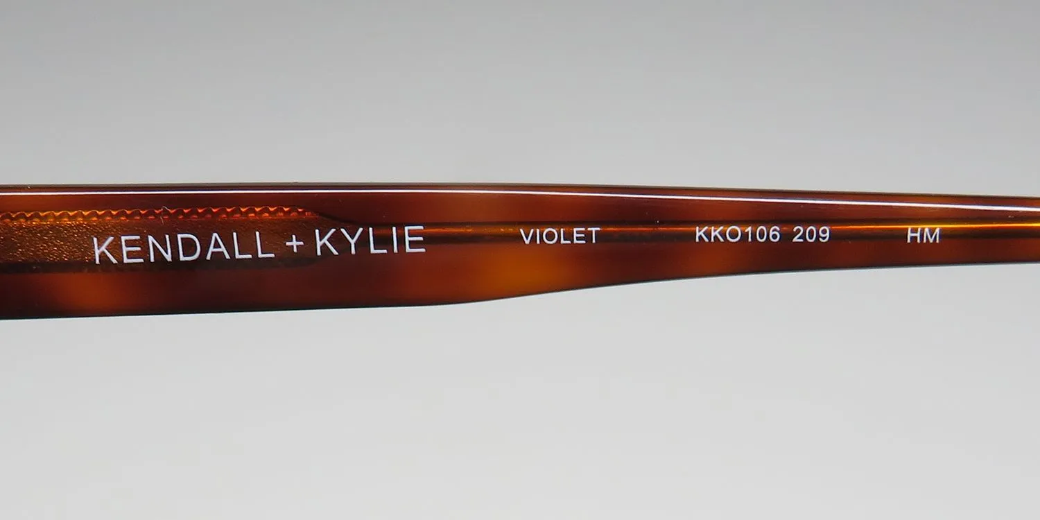 Kendall + Kylie Kko106 Violet 209 Eyeglasses Tortoise 51mm 7