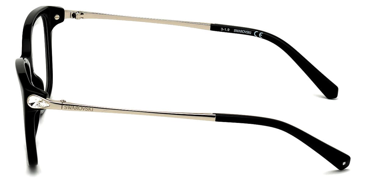 Swarovski SK5350 001 Eyeglasses Black 49mm Women 3