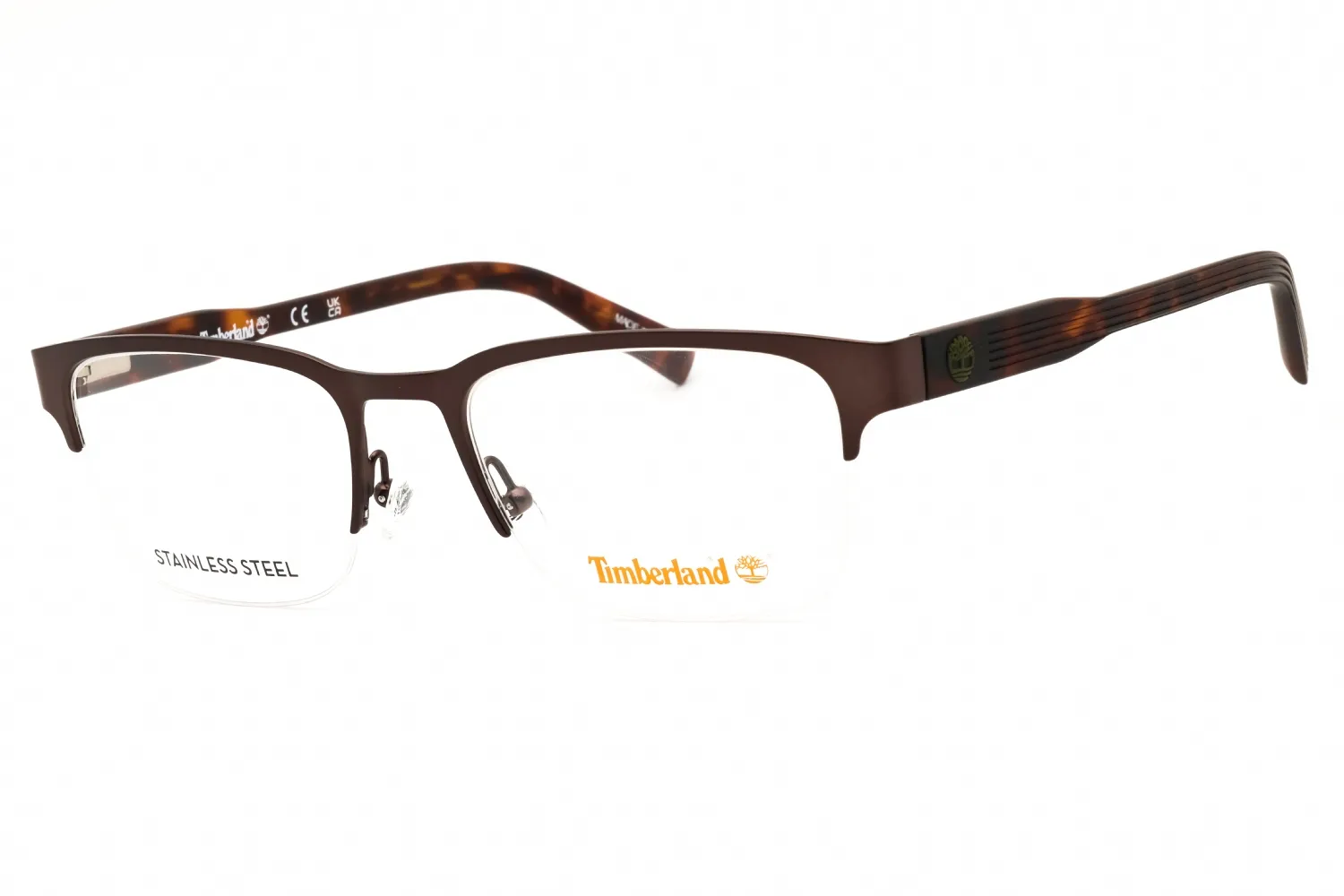Timberland TB50046 049 Eyeglasses Matte Dark Brown 53mm Men