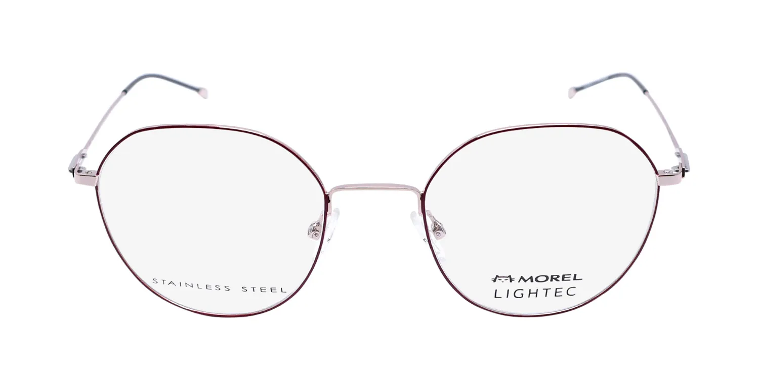 Morel Lightec 30202l rd02 Eyeglasses Red 50mm Unisex 3