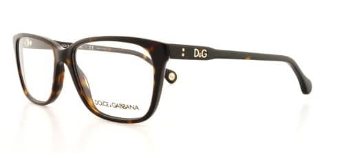 Dolce&Gabbana DD 1238 502 Eyeglasses Brown 52mm Women
