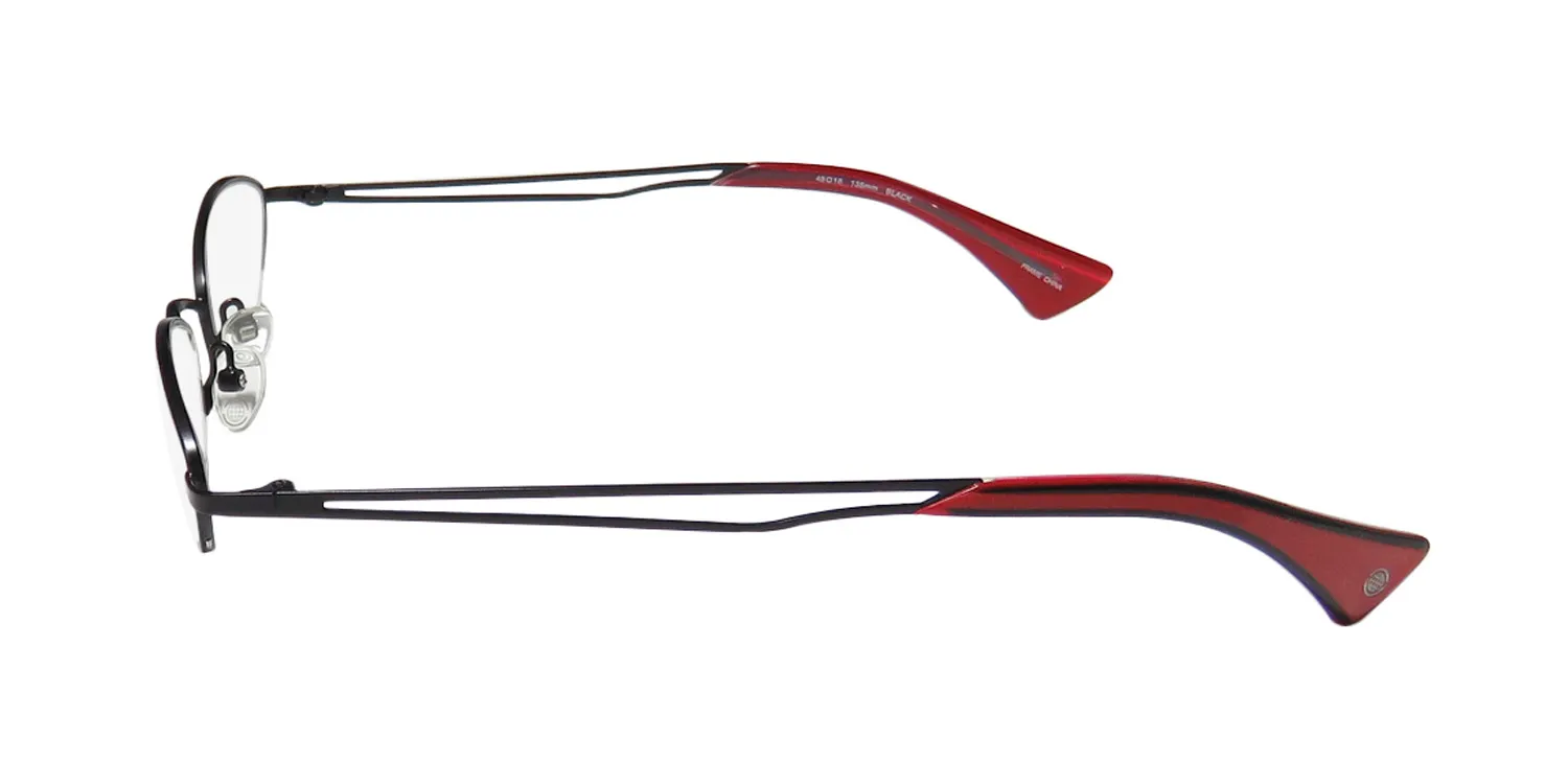 Max Studio Mx132 black Eyeglasses Black 49mm 4