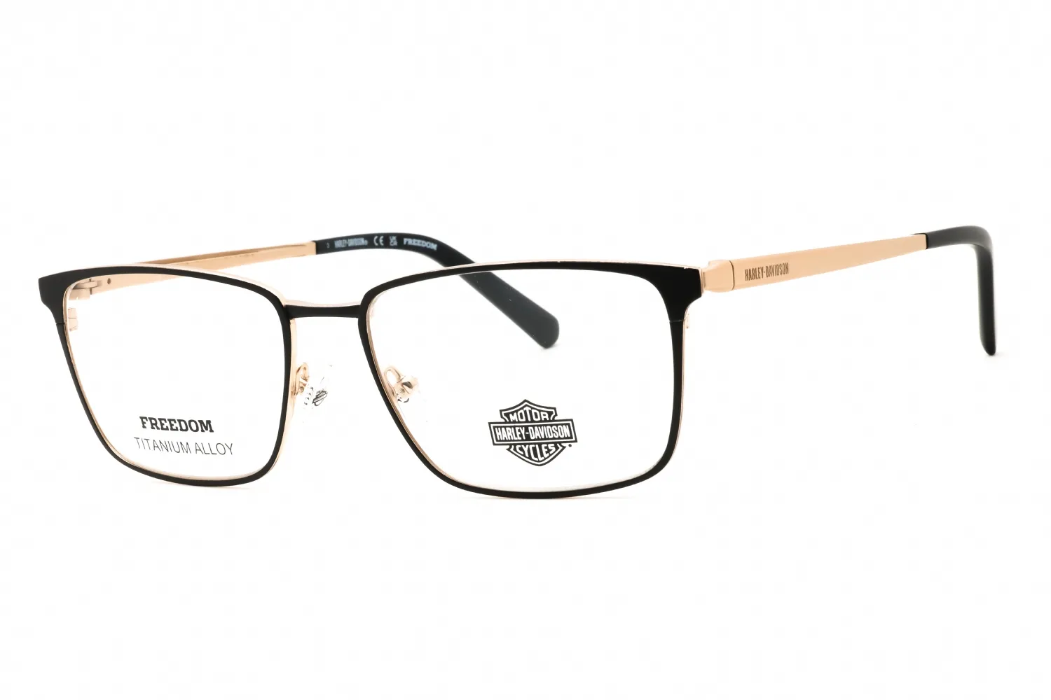 Harley Davidson HD9028 003 Eyeglasses Black 54mm Men