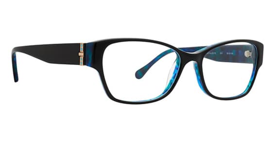 Trina Turk Black/Turq (BLTQ) Britt Eyeglasses Multicolor 52mm Women
