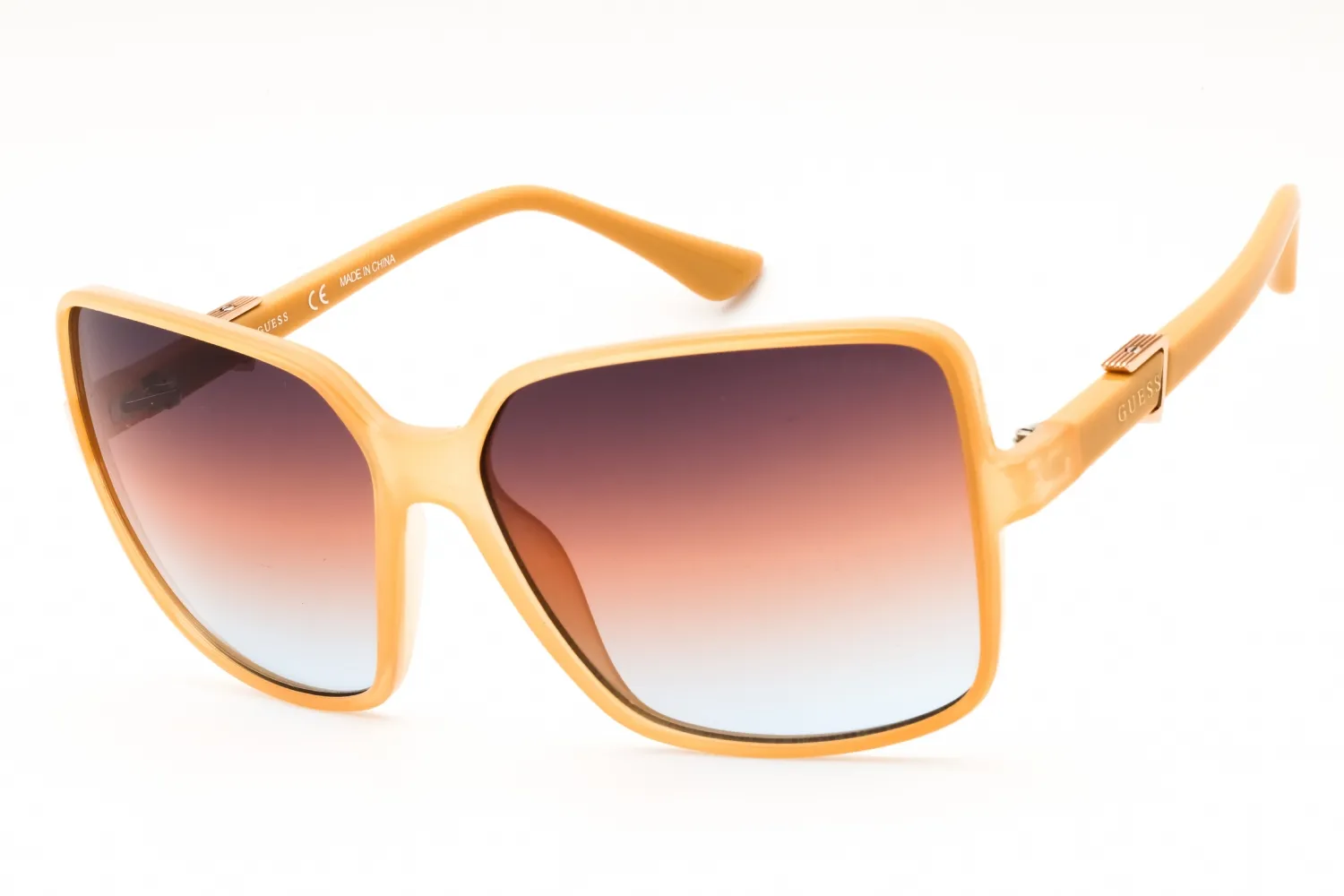 Guess GU7812 57F Sunglasses Shiny Beige 61mm Women