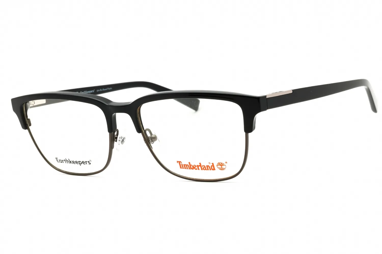 Timberland TB1762 001 Eyeglasses Shiny Black 56mm Men