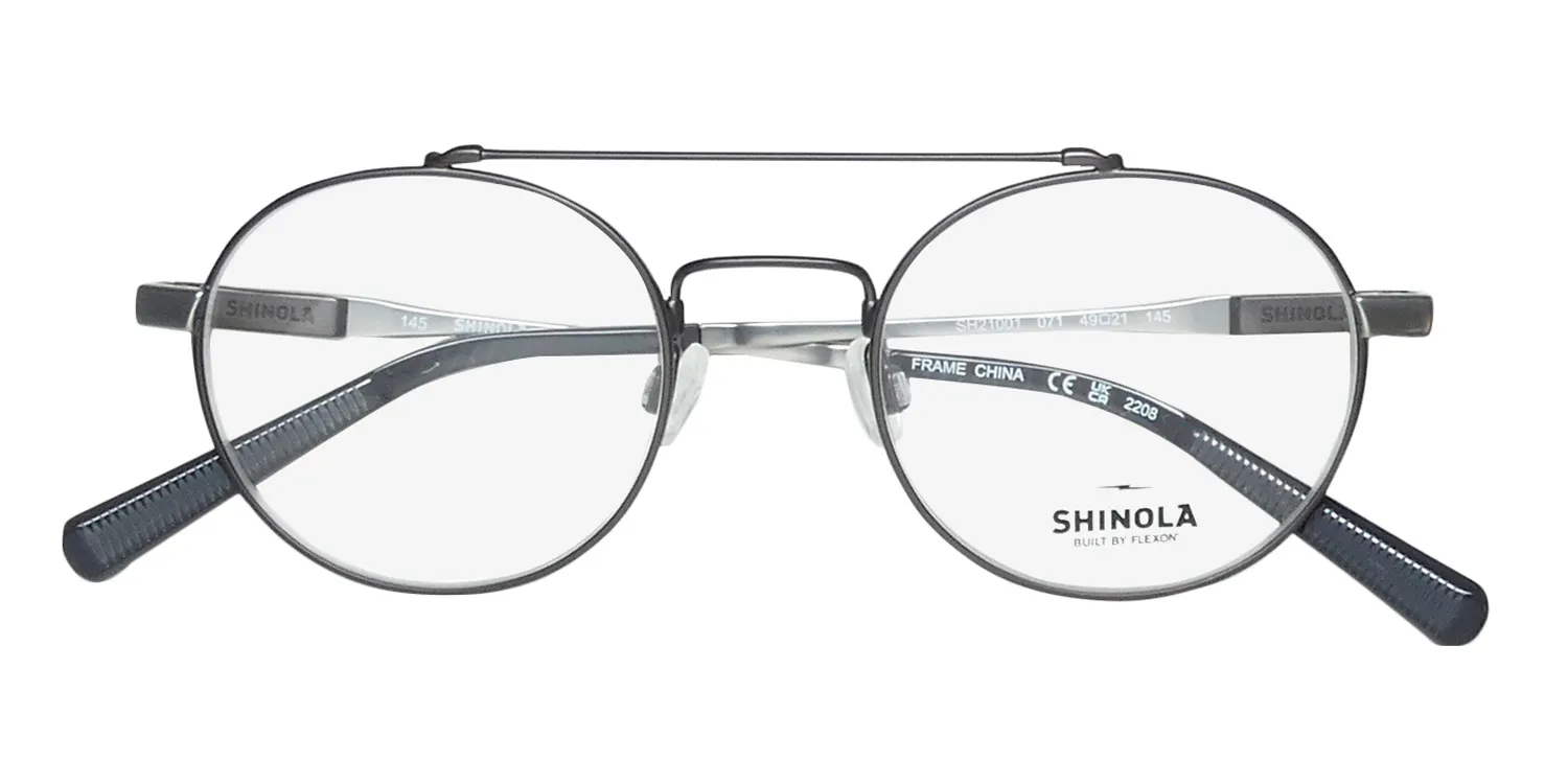 Flexon Shinola 21001 071 Eyeglasses Satin Gunmetal 49mm 2