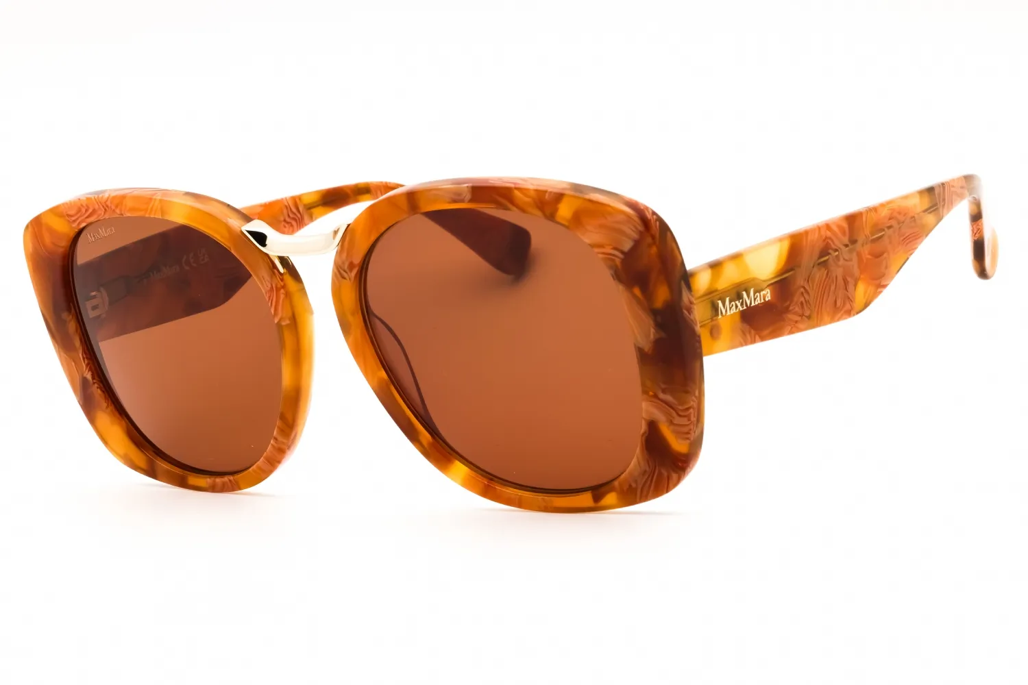 Max Mara MM0092 56E Sunglasses Havana 55mm Women