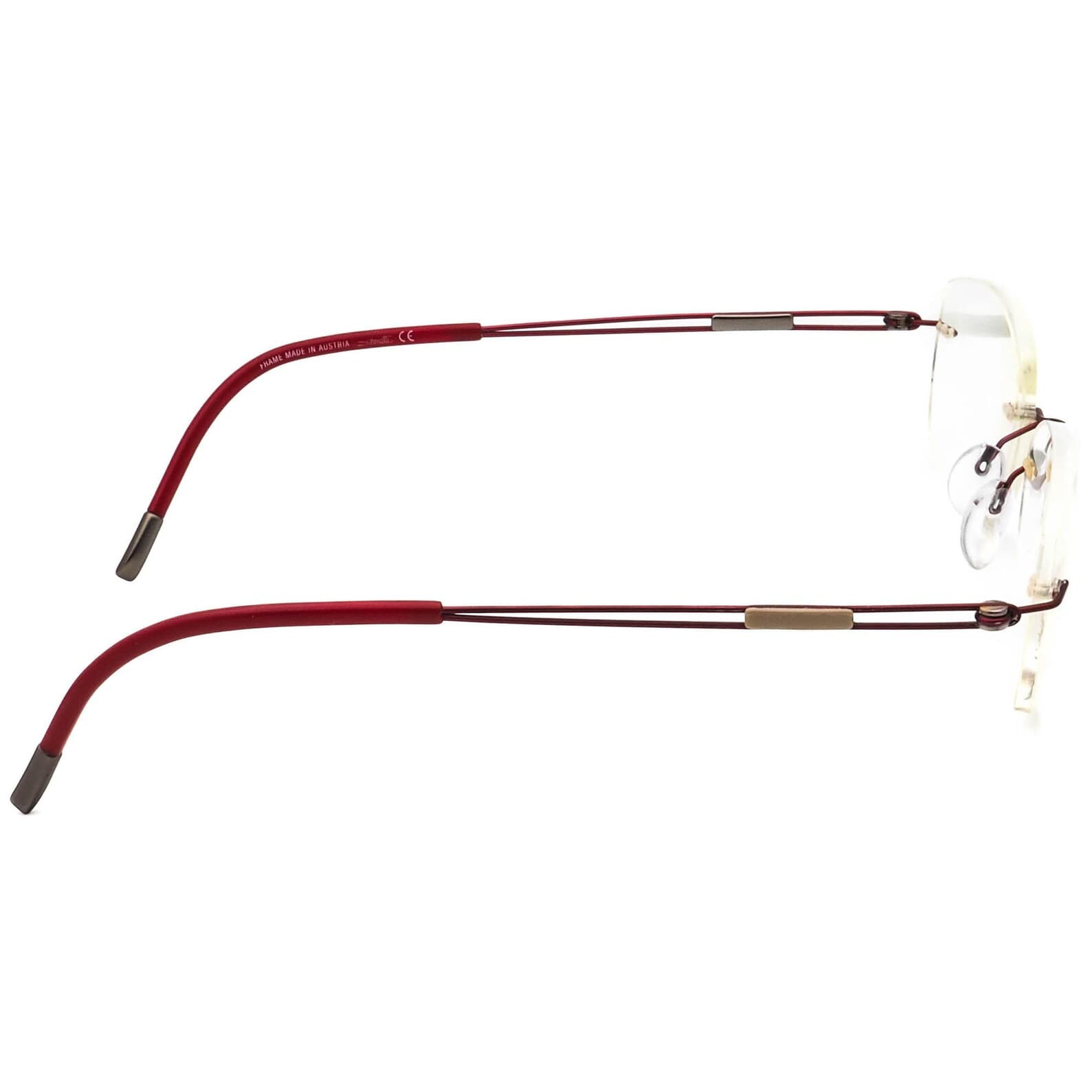 Silhouette 4301 40 6059 Eyeglasses Red 53mm Women 3